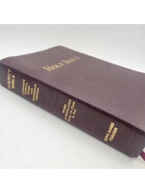 Subject Bible Complete Topical Study Reference Edition Red Letter KJV 2000 Large